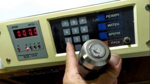Аппарат  УЗТ-1.07Ф. Проверка излучателей после ремонта.