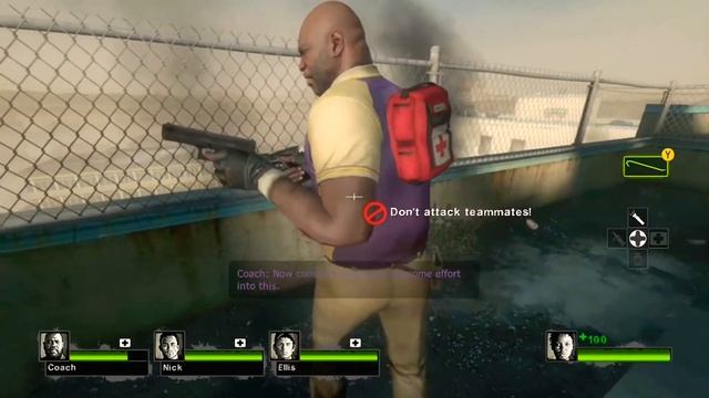 Left 4 Dead 2 - Funny Melee Friendly Fire смотреть онлайн