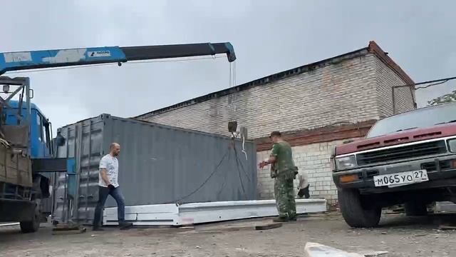 Процесс сборки складной бытовки типа "Бабочка" смотреть онлайн