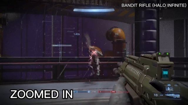 Bandit Rifle Halo Infinite vs Magnum Halo 5 смотреть онлайн