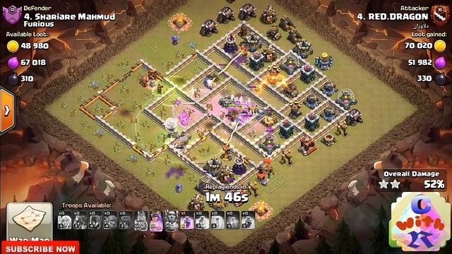 New Style 2019!! 8 Quake spell 23 witch Destroy Any th 12| Th 12 pro attack stratey 2k19|Coc смотреть онлайн