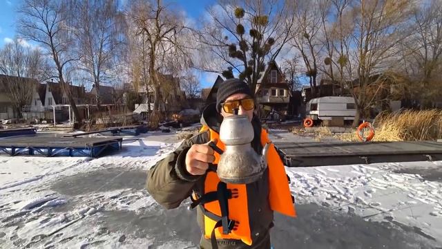 To Chernobyl under SAIL on ICE !!! On a homemade BUER !!! Illegally Tiller STALKERS смотреть онлайн