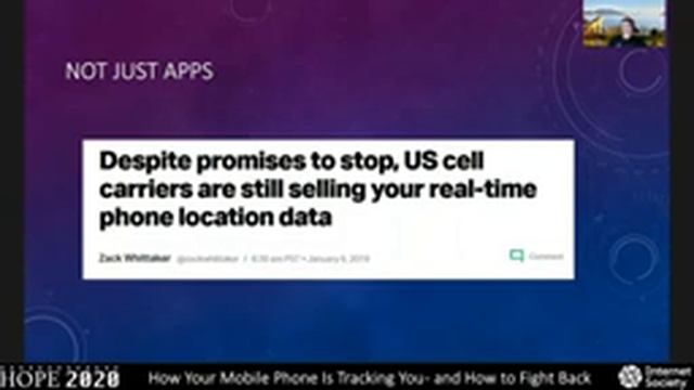 HOPE 2020 (2020): How Your Mobile Phone Is Tracking You - and How to Fight Back смотреть онлайн