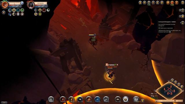 Fights in Stalker Corrupted Dungeons | Albion Online смотреть онлайн