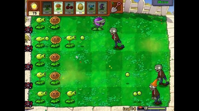 Plants Vs. Zombies - Part #2 - An All-Out Attack on my House! смотреть онлайн