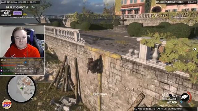 JoeR247 Plays Sniper Elite 4 - Part 5 - Boom Headshot! смотреть онлайн