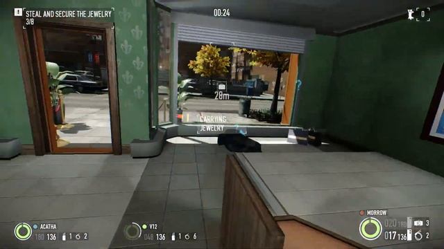 Payday 2: Jewelery Store, Overkill, 3 players, 49 sec. смотреть онлайн