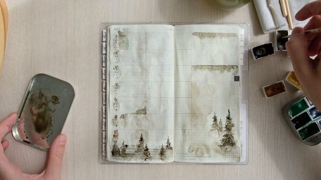 ПЛАНИРОВАНИЕ НЕДЕЛИ | 3 - 9 июля 2023 | оформление акварелью смотреть онлайн