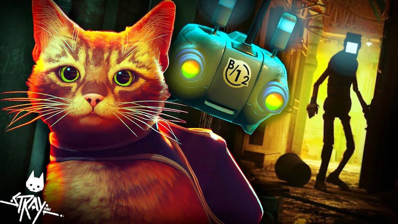 Прохождение Stray. Продолжение "Трущобы" #4 . смотреть онлайн