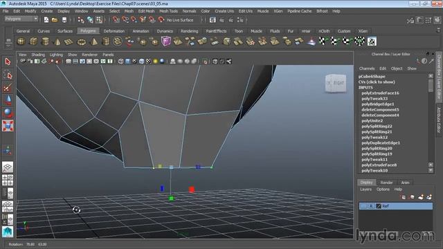 3.5 Создание рук и ног. Экструзия ноги смотреть онлайн