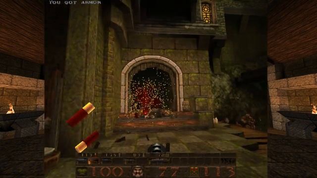 Quake 1 Arcane Dimensions map "The Forgotten Sepulcher" and e1m1 from doom in quake смотреть онлайн