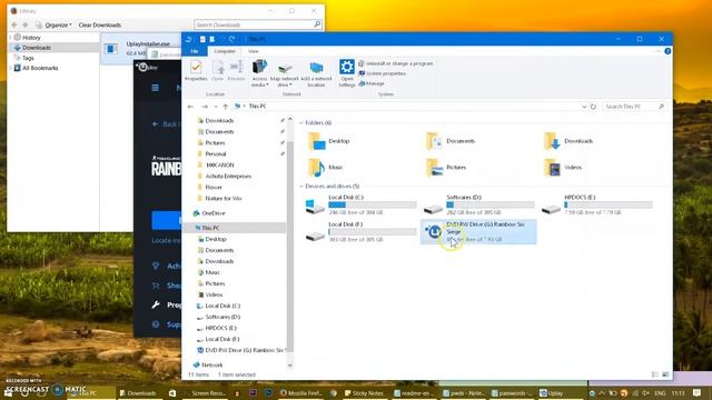 Installing Rainbow SIx Siege on Laptop HP AY503TX Gaming Review смотреть онлайн