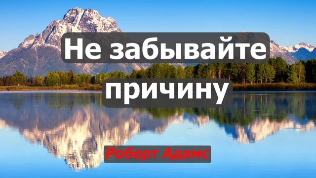 Не забывайте причину, по которой вы сюда пришли - Роберт Адамс смотреть онлайн