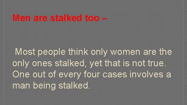 Signs You Are Possibly Being Stalked смотреть онлайн