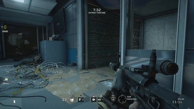 Rainbow Six Siege - "Situations" Cold Zero Extract Hostage (OTs-03 & GSH-18) Mines, Sniping смотреть онлайн
