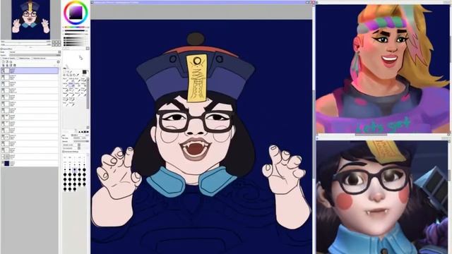 Jiangshi Mei | Speedpaint (Overwatch) смотреть онлайн