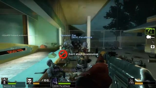 Four friends play Left 4 Dead 2 смотреть онлайн