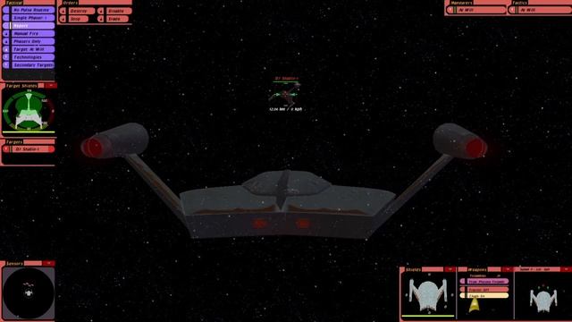 Romulan Bird of Prey VS Klingon D7 Battlecruiser | Star Trek TOS | Star Trek Bridge Commander Battl смотреть онлайн