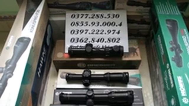 Bộ 3 ống ngắm Konus và Bresser độ phóng đại nhỏ,bảo hành nhảy tâm смотреть онлайн