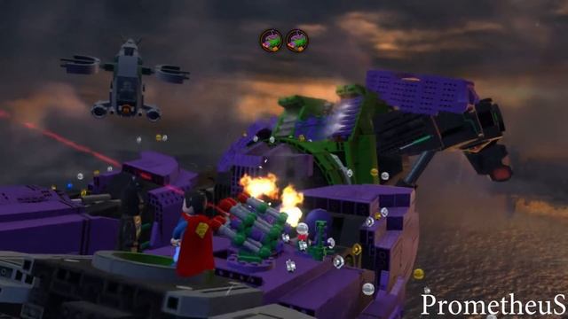 LEGO Batman 2 DC Super Heroes. Прохождение игры. Часть 10:С небес на землю смотреть онлайн