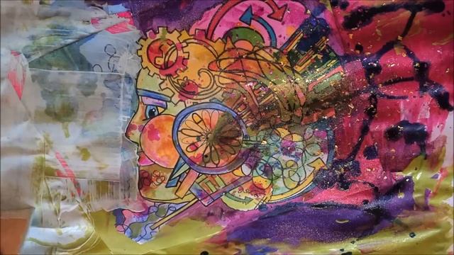 A Splashy Portrait-Doodling in Layers-Watch me Color-Kicking Coloring up a Notch смотреть онлайн