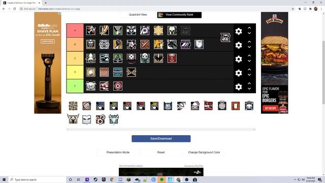 RAINBOW SIX TIER LIST FROM DIAMOND PLAYER смотреть онлайн