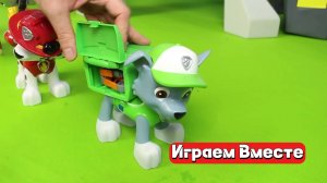 Игрушки из мультика Щенячий Патруль ! Фигурки Маршала, Гонщика, Скай и развивашки !