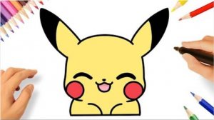 КАК РИСОВАТЬ ПИКАЧУ ЛЕГКО ПОШАГОВО⚡❤️