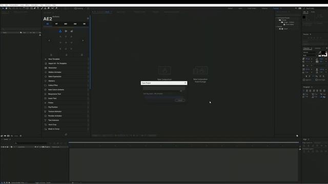 Собрать файлы используемые в проекте After Effects | Расширение AE2 смотреть онлайн
