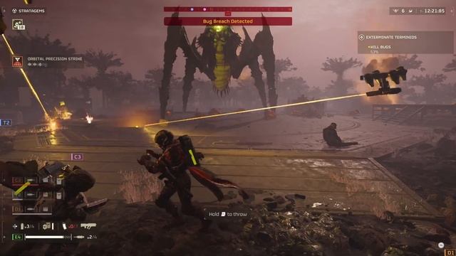 Helldivers 2 Gameplay | Terminids | Planet Turing | Quickplay смотреть онлайн