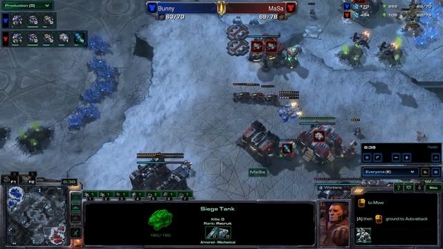 StarCraft 2 - Legacy of the Void - Bunny (T) v MaSa (T) on Frozen Temple смотреть онлайн
