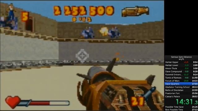 Serious Sam Advance Speedrun - 28:04 (OLD) смотреть онлайн