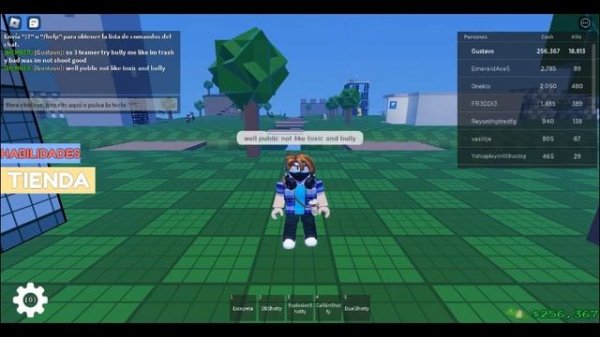 (Shoot Players Off A Map Simulator) 3 teamer bully y toxic part 2