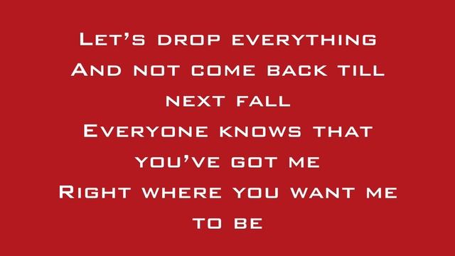 A Day To Remember - Right Where You Want Me To Be Lyrics [New Single] HD смотреть онлайн