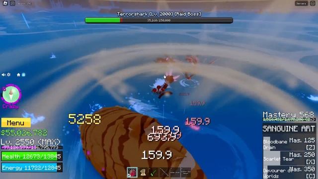 All Devil Fruits VS Terror Sharks In Blox Fruits Update 20 | Part 1
