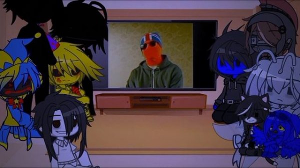 backrooms entity reaction to orange man || Gacha || Backrooms