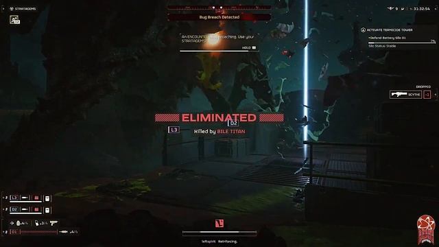 HELLDIVERS 2 | HELLDIVE DIFFICULTY LV.9 - TITANS AND CHARGERS MAP - ACTIVE TERMINID CONTROL SYSTEM смотреть онлайн