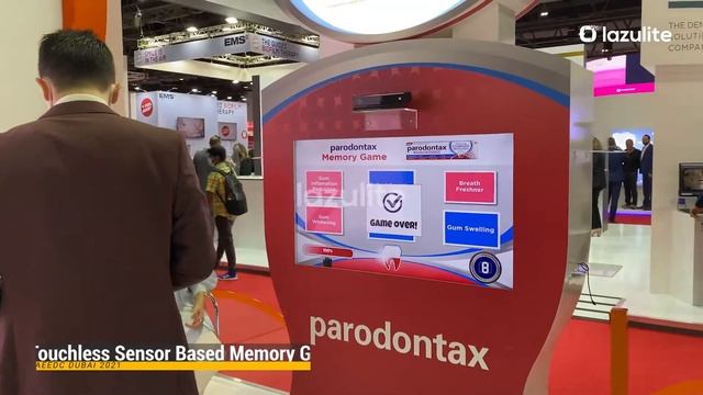 Touchless, Sensor-Based Gamification | AEEDC 2021 Sensodyne Interactive Stand | Brand Activation смотреть онлайн
