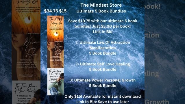 Ultimate Book Bundles10 #mindfulness #motivation #affrimations #mindset #love #loa #lawofattraction смотреть онлайн