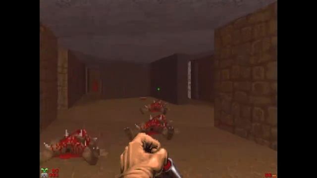 Doom 2: Hell on Earth (PC 1994) Катакомбы - The Catacombs p24 смотреть онлайн