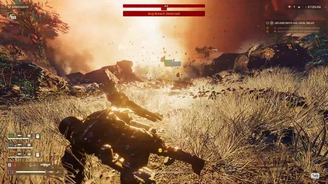 Spec Ops (Knight SMG, Eagle Smoke, and HMG Emplacement Gameplay) | Level 7 Bugs | Helldivers 2 смотреть онлайн