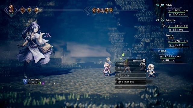 Прохождение Octopath Traveler - 025 -Коварный План Ванессы и Бой с Боссом Второй Главы Альфина смотреть онлайн