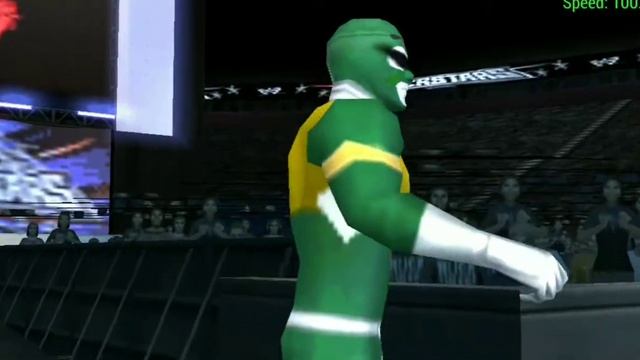 WWE SvR2k11, GREEN POWER - RANGER Caw Entrance and Preview | PPSSPP | смотреть онлайн