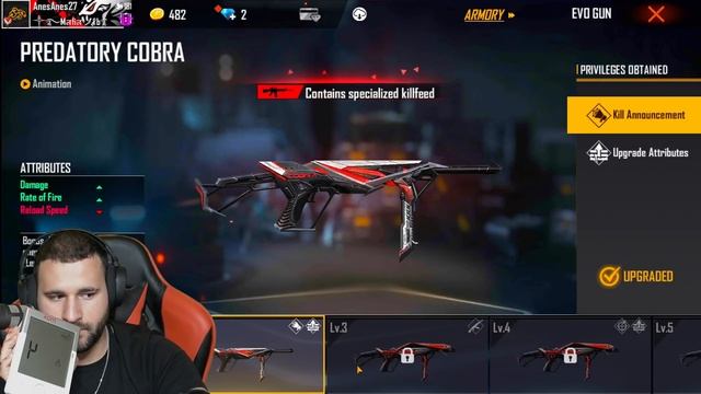 ارتفع ظغط الدم أثناء تطوير هذا السلاح 🤯 لن تصدق كم كلفني Mp40 COBRA FREE FIRE смотреть онлайн