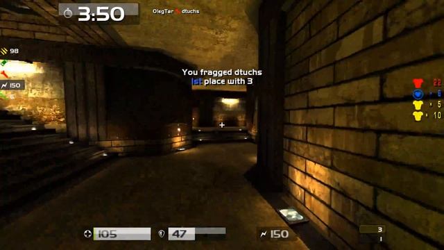 Quake Live: [SHORT] Respawn kill by shaft on Toxicity смотреть онлайн