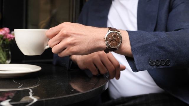 Мужские серебряные часы SLIMLINE 0116.0.9.65A.B 2 смотреть онлайн