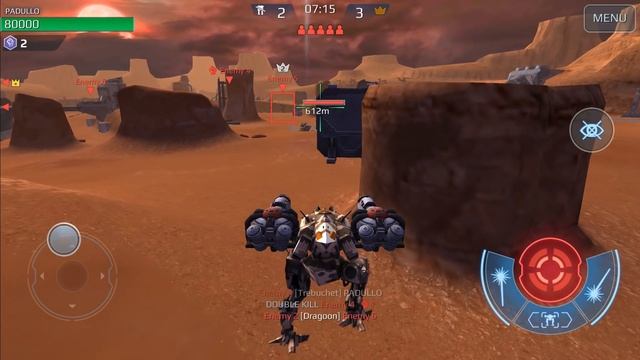 War Robots Skirmish Mode Gameplay Patton Fujin Galahad Stalker смотреть онлайн