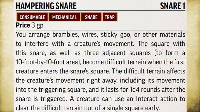 Pathfinder 2E: Snare Crafting Strategy смотреть онлайн