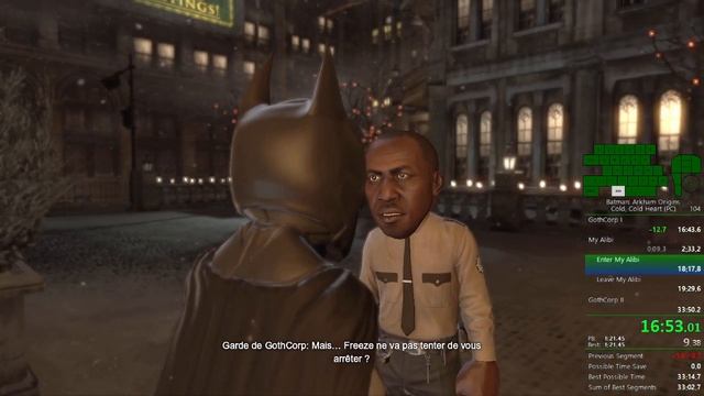 Batman: Arkham Origins Cold, Cold Heart Speedrun (33:30) [Old] смотреть онлайн