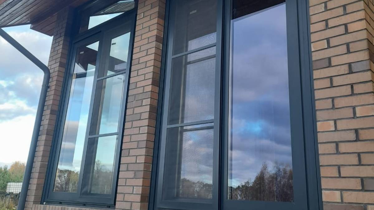 Алюминиевые теплые порталы Krauss KRLS64 с москитными сетками смотреть онлайн